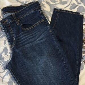 GAP Dark Blue Straight Leg Jeans